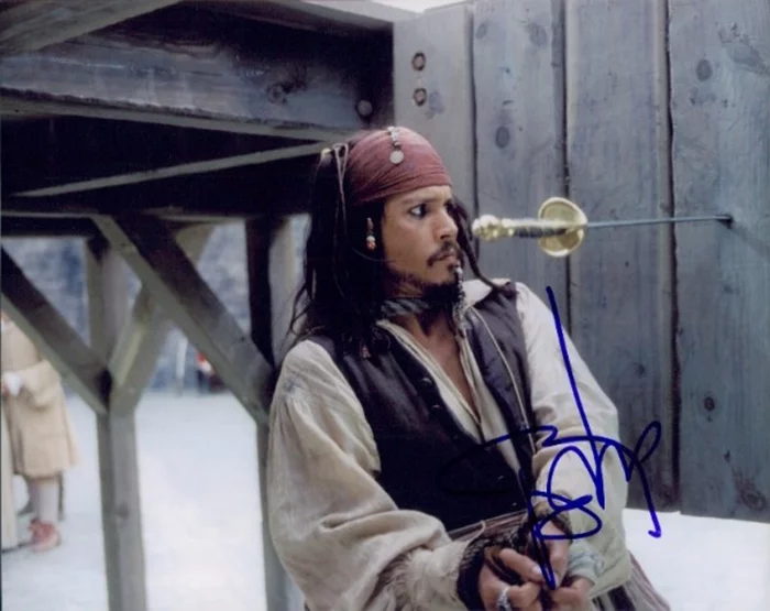 Johnny Depp autograph