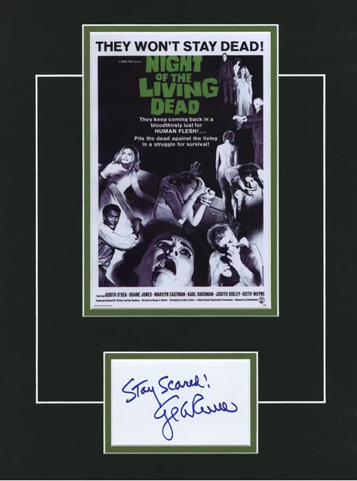 Night of The Living Dead autograph