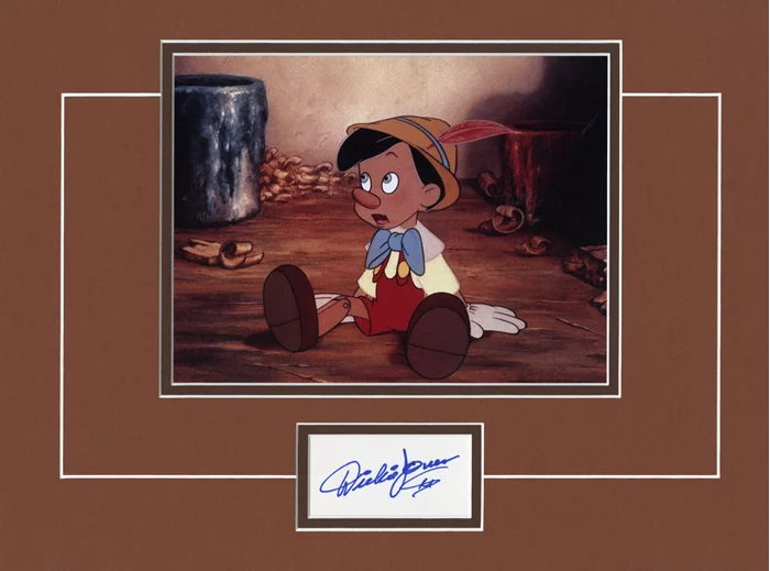 Pinocchio autograph
