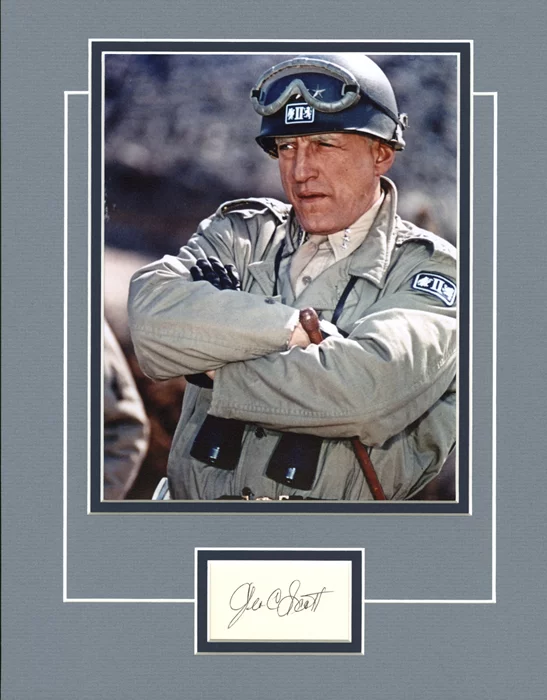 George C. Scott autograph