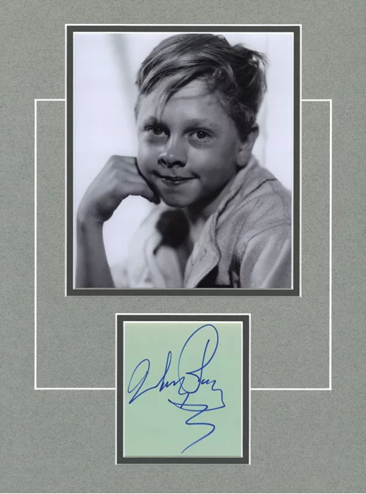 Mickey Rooney autograph