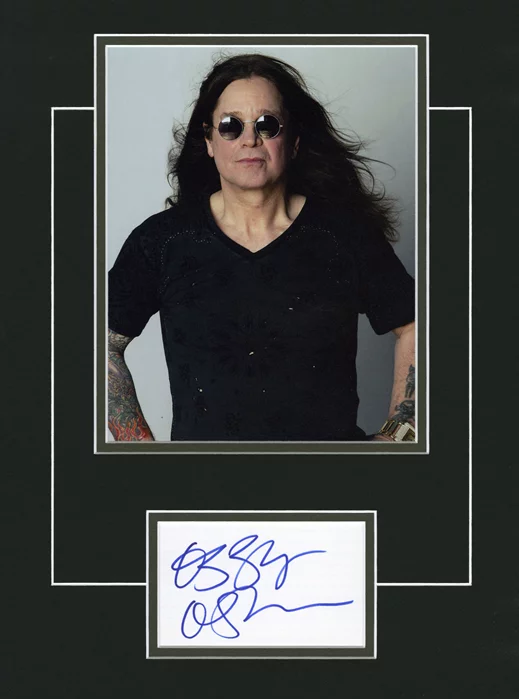 Ozzy Osbourne autograph