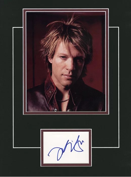 Jon Bon Jovi autograph