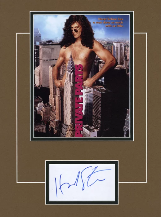 Howard Stern autograph