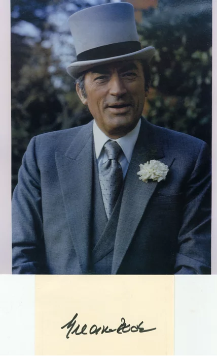 Gregory Peck autograph