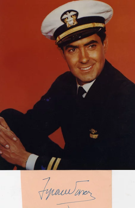 Tyrone Power autograph