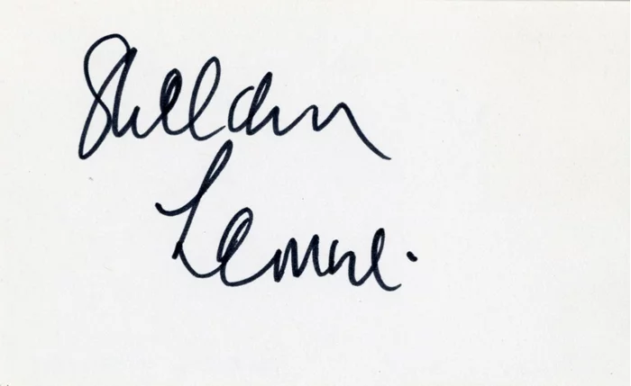 Sheldon Leonard autograph