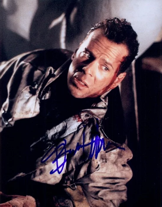 Bruce Willis autograph