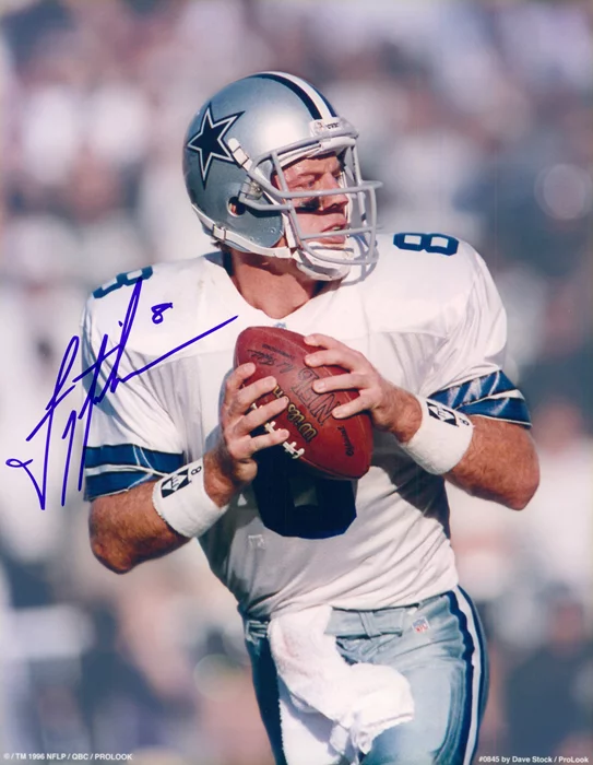 Troy Aikman autograph
