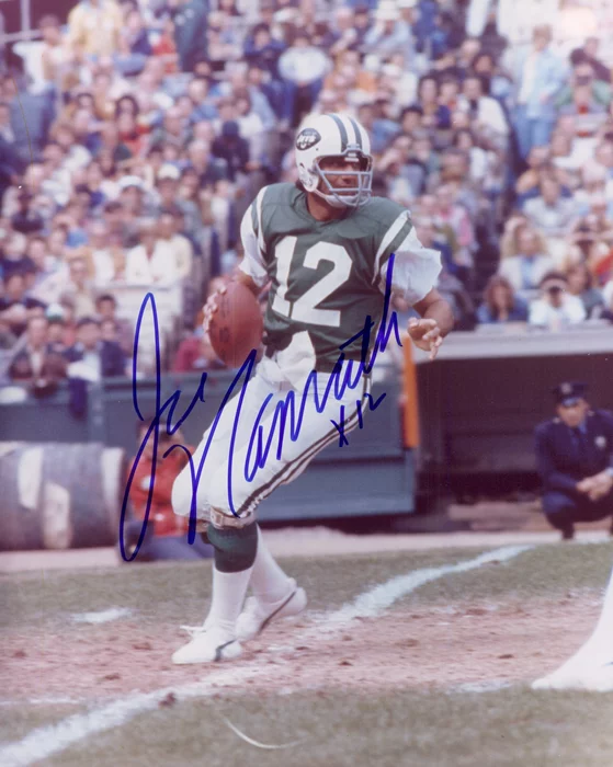 Joe Namath autograph