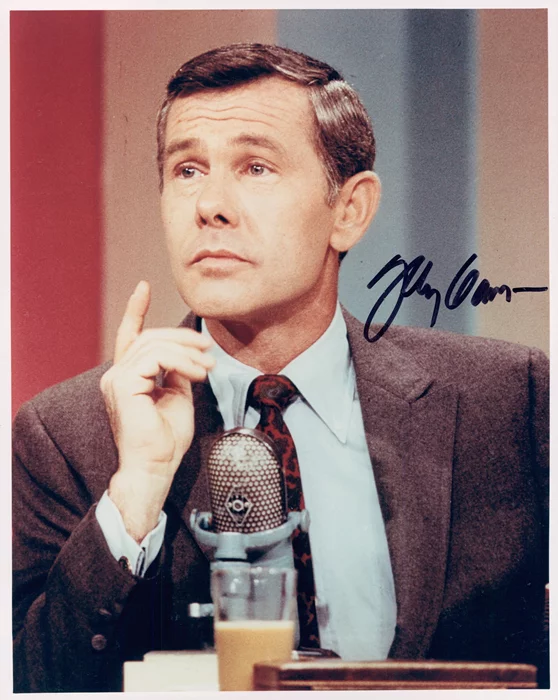 Johnny Carson autograph