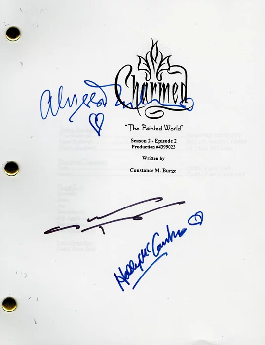 Charmed autograph