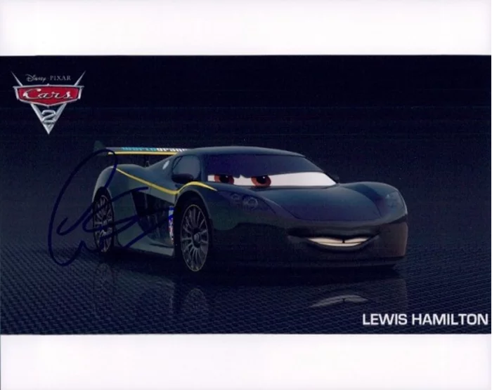 Lewis Hamilton autograph