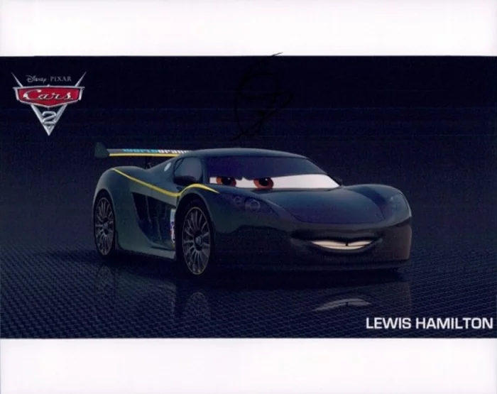 Lewis Hamilton autograph