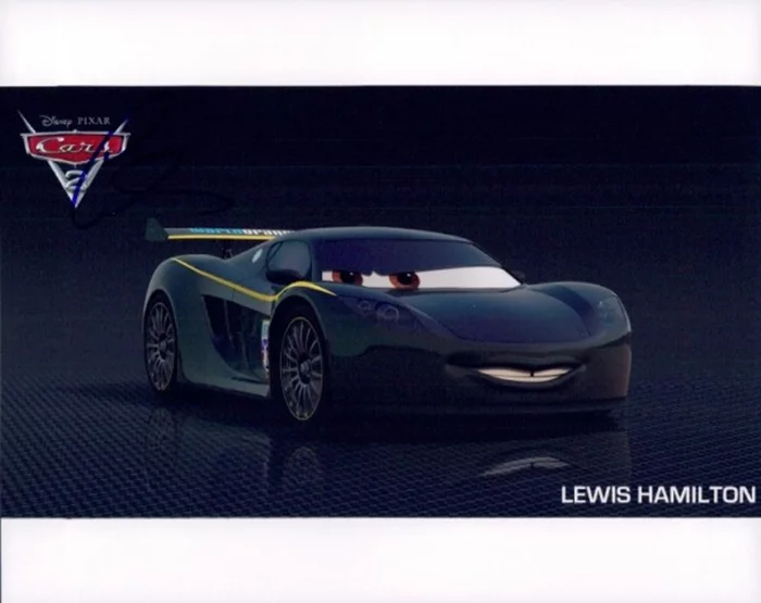 Lewis Hamilton autograph