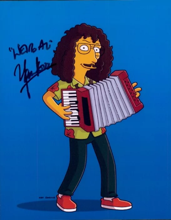Weird Al Yankovic autograph