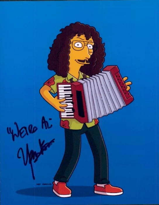 Weird Al Yankovic autograph