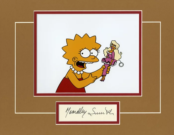 The Simpsons autograph
