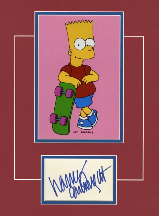 The Simpsons autograph