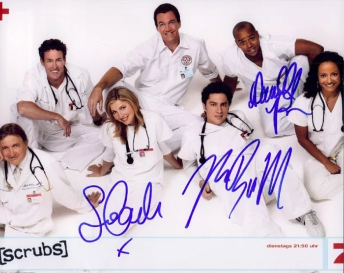 Scrubs autograph