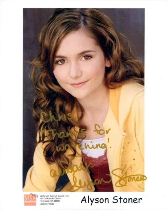 Alyson Stoner autograph