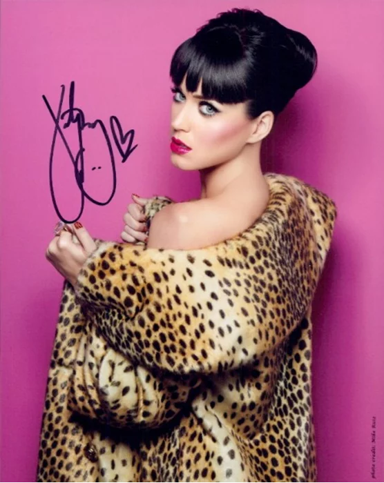 Katy Perry autograph