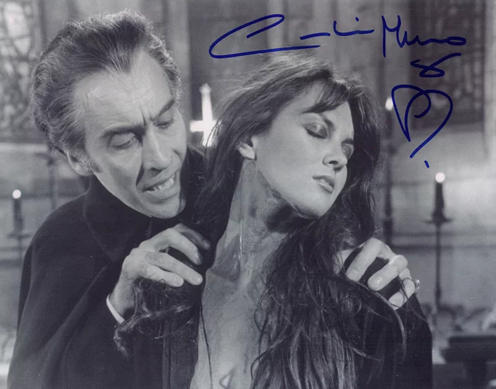 Caroline Munro autograph