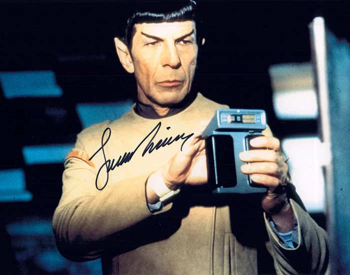 Leonard Nimoy autograph