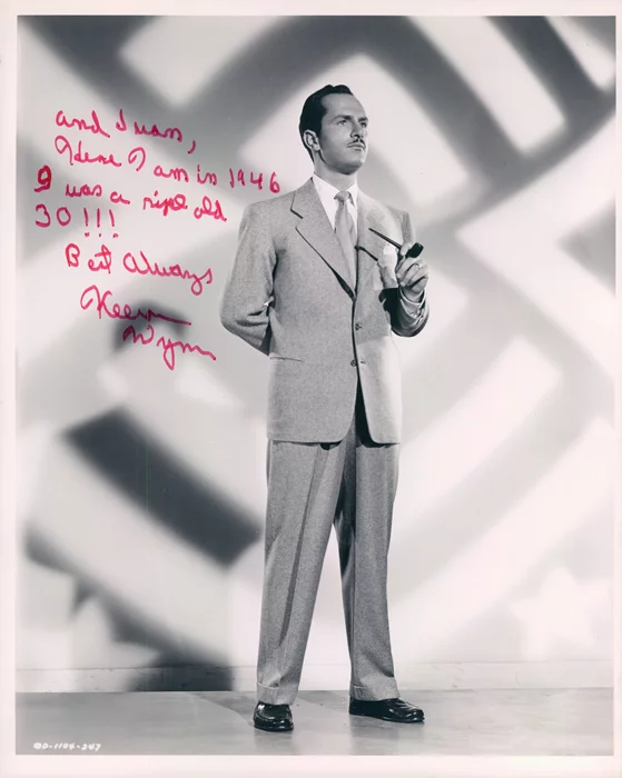 Keenan Wynn autograph