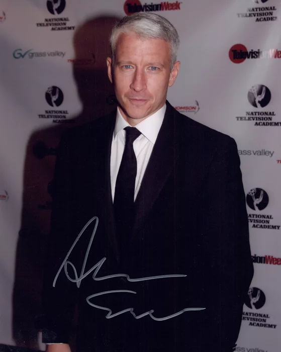 Anderson Cooper autograph