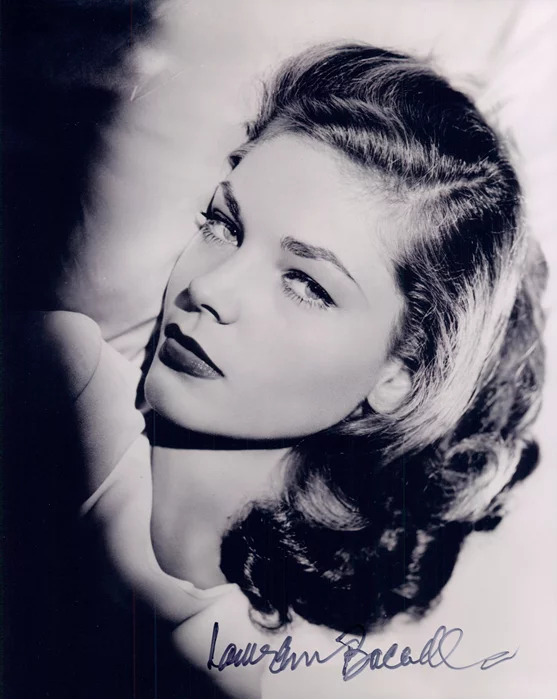 Lauren Bacall autograph