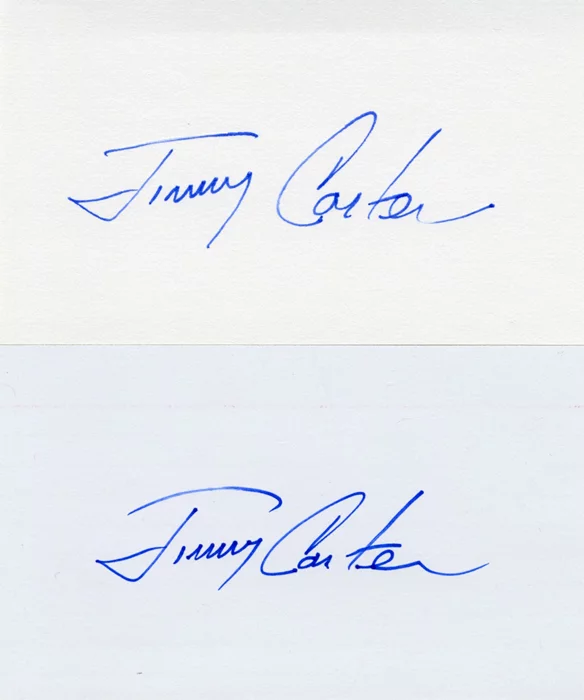 Jimmy Carter autograph