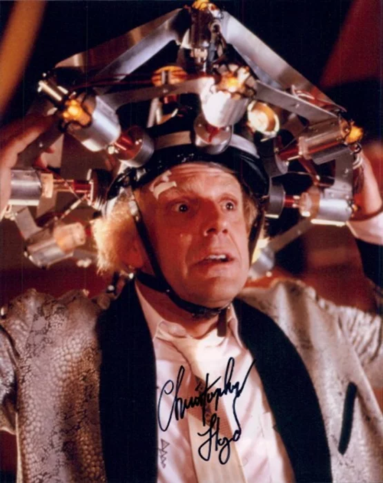 Christopher Lloyd autograph