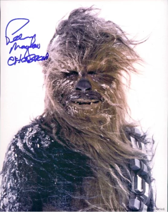 Peter Mayhew autograph