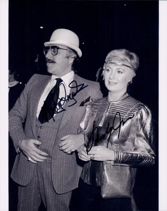 Shirley Jones & Marty Ingels autograph