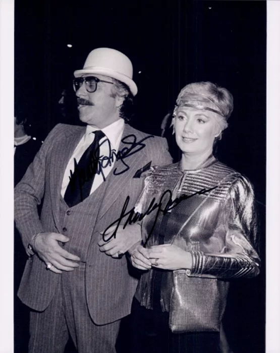 Shirley Jones & Marty Ingels autograph