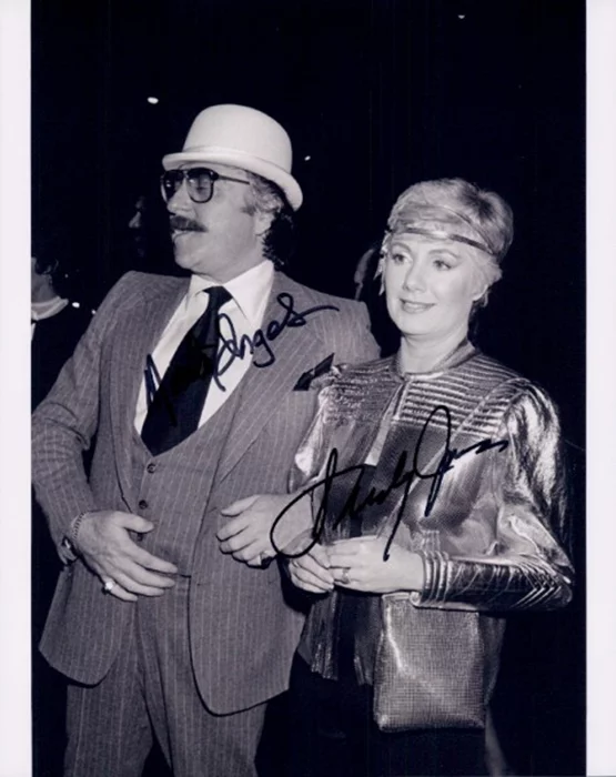 Shirley Jones & Marty Ingels autograph