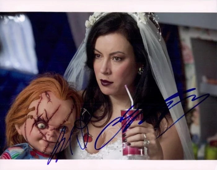 Bride of Chucky autograph