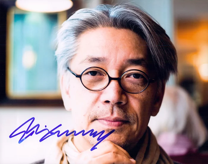Ryuichi Sakamoto autograph