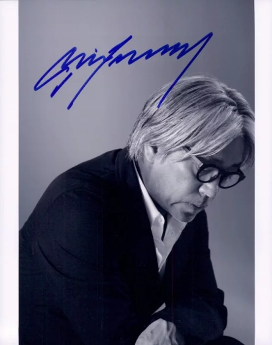 Ryuichi Sakamoto autograph