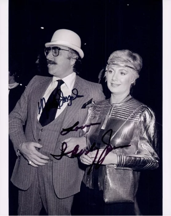 Shirley Jones & Marty Ingels autograph