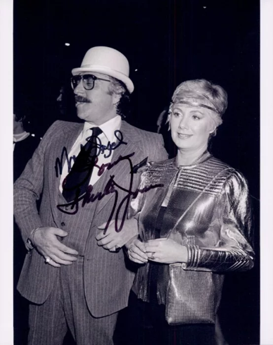 Shirley Jones & Marty Ingels autograph