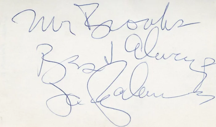 Jack Palance autograph