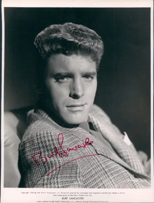 Burt Lancaster autograph