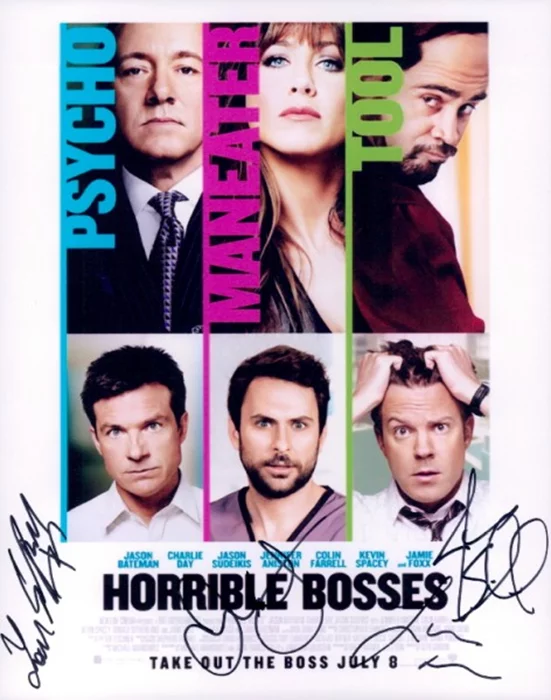Horrible Bosses autograph