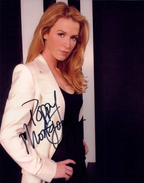 Poppy Montgomery autograph