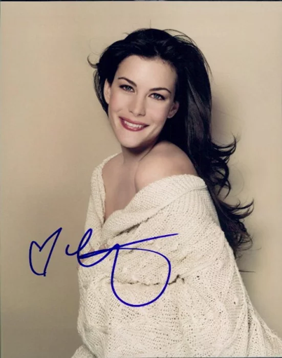 Liv Tyler autograph