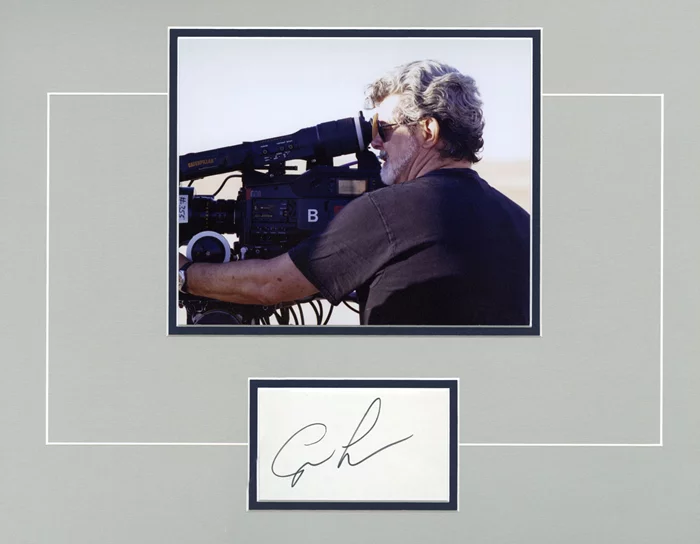 George Lucas autograph
