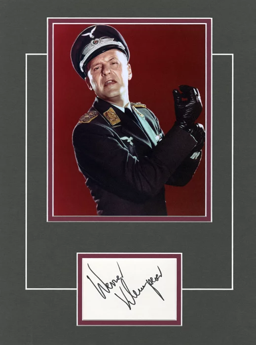 Werner Klemperer autograph