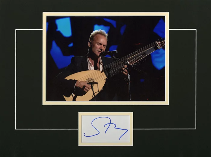 Sting autograph